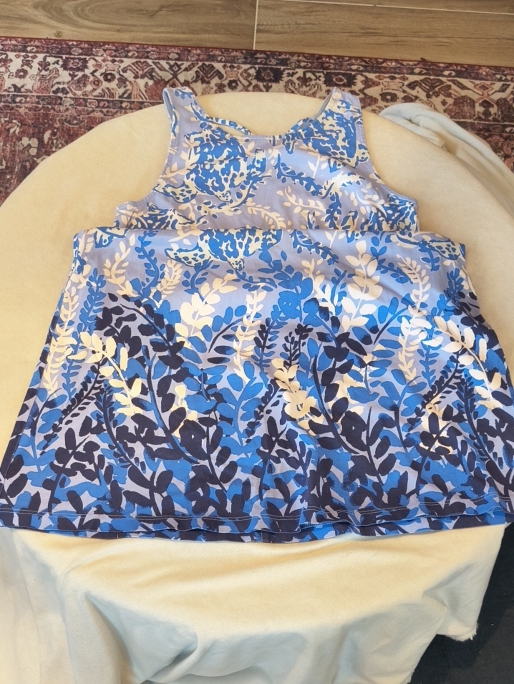 Lilly Pulitzer Blue And White Print Dress